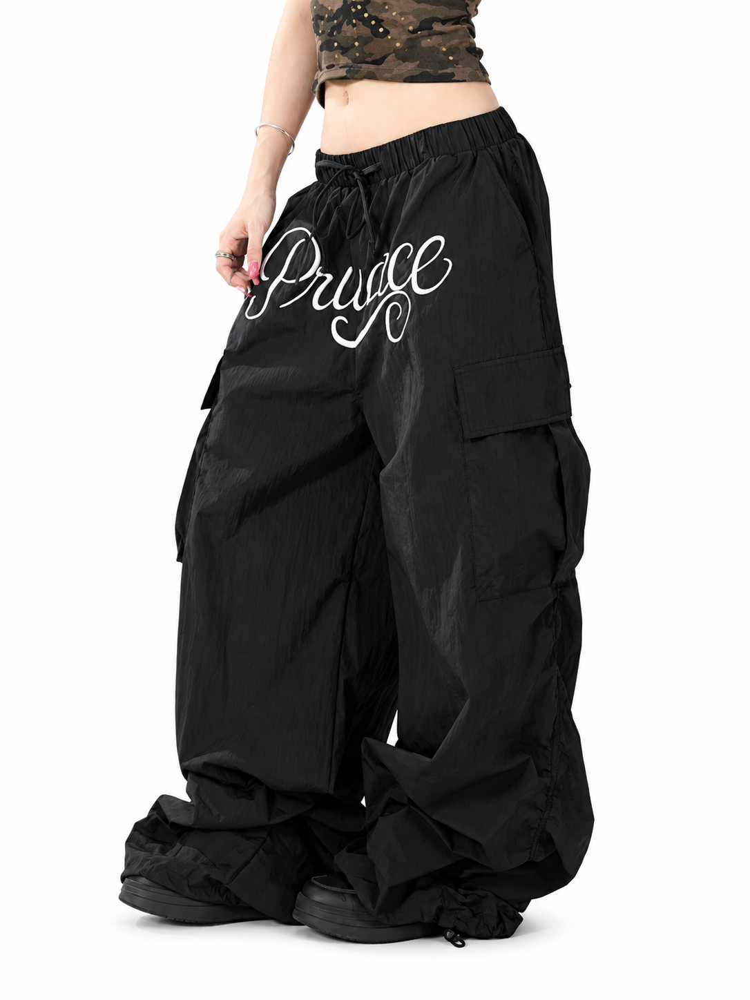 Ace Jolun. Quick-Dry Multi-Pocket Parachute Pants product view 1