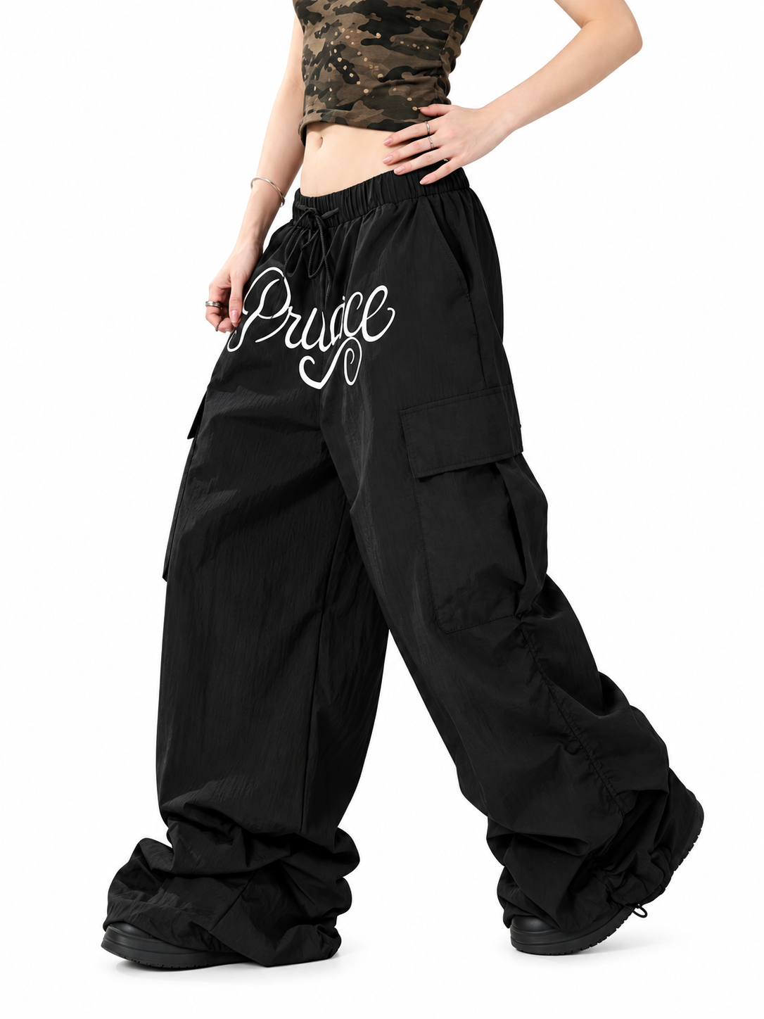 Ace Jolun. Quick-Dry Multi-Pocket Parachute Pants product view 5