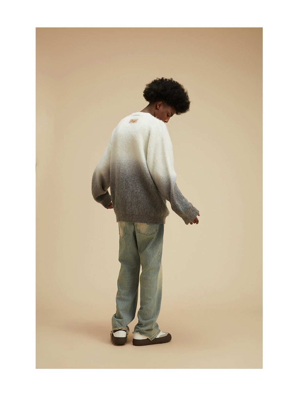 Rainbow Gradient Knit Cardigan product image