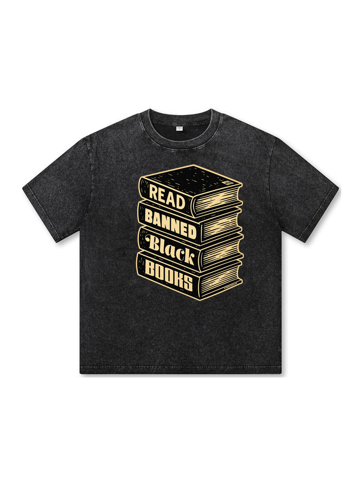 Ace Jolun. Read Banned Black Books Washed Tee - Black
