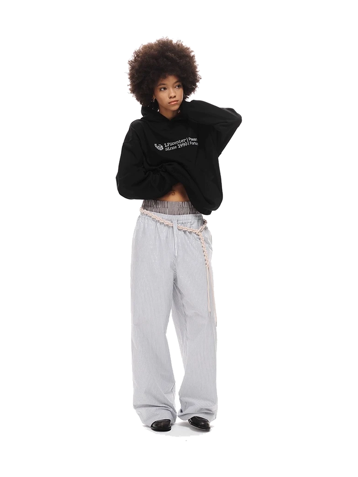 Striped Wide-Leg Pants product image 3