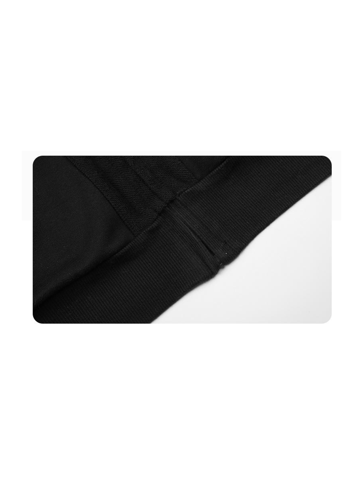 Ace Jolun. Studded Four-Stripe Washed Zip Hoodie product view 4