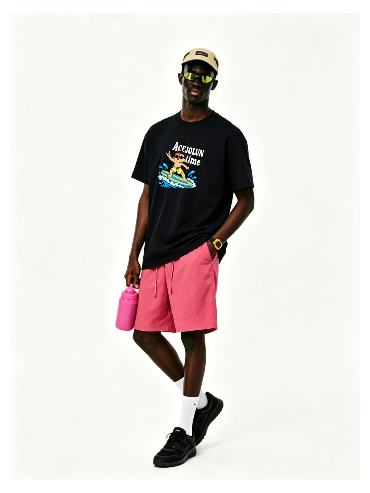 Ace Jolun. Surf Time Graphic Tee product view 5