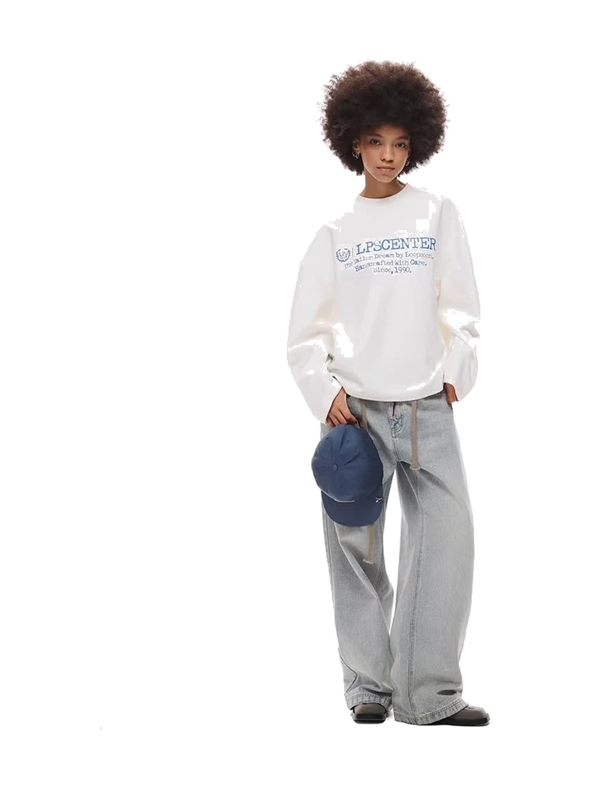 Vintage Contrast Panel Graphic Long-Sleeve Tee product image 2