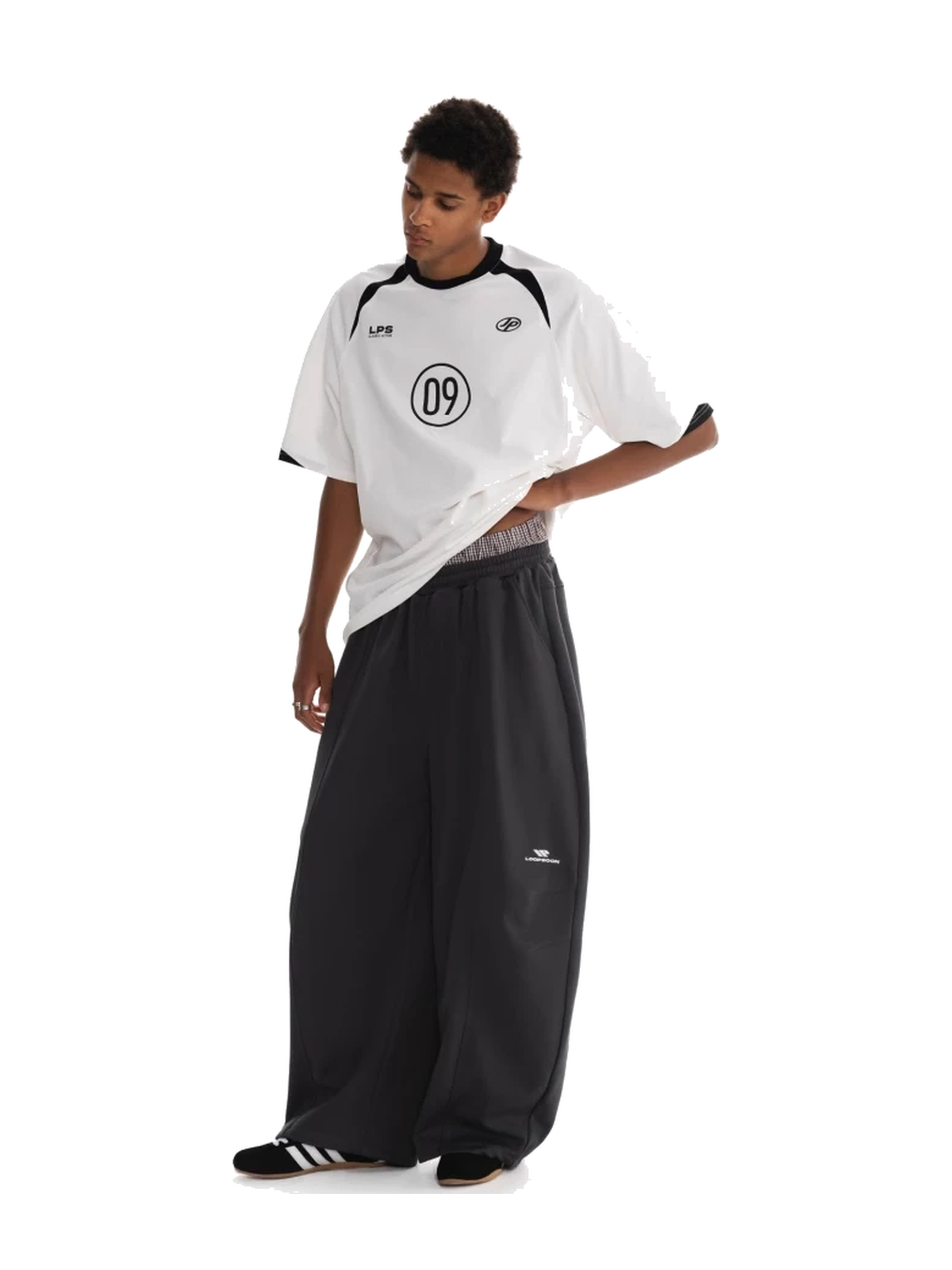 Vintage Curved-Leg Wide-Leg Pants product image 5