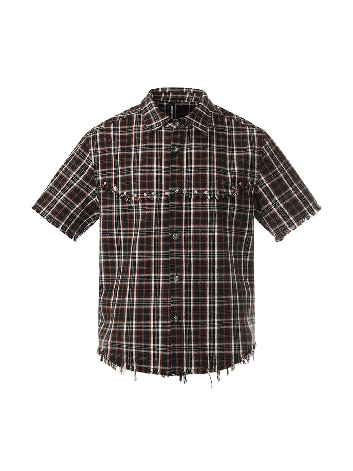 Ace Jolun. Vintage Plaid Short-Sleeve Shirt product view 1