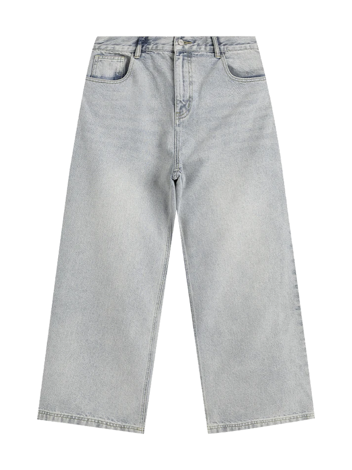 Vintage Washed Wide-Leg Jeans product image 4