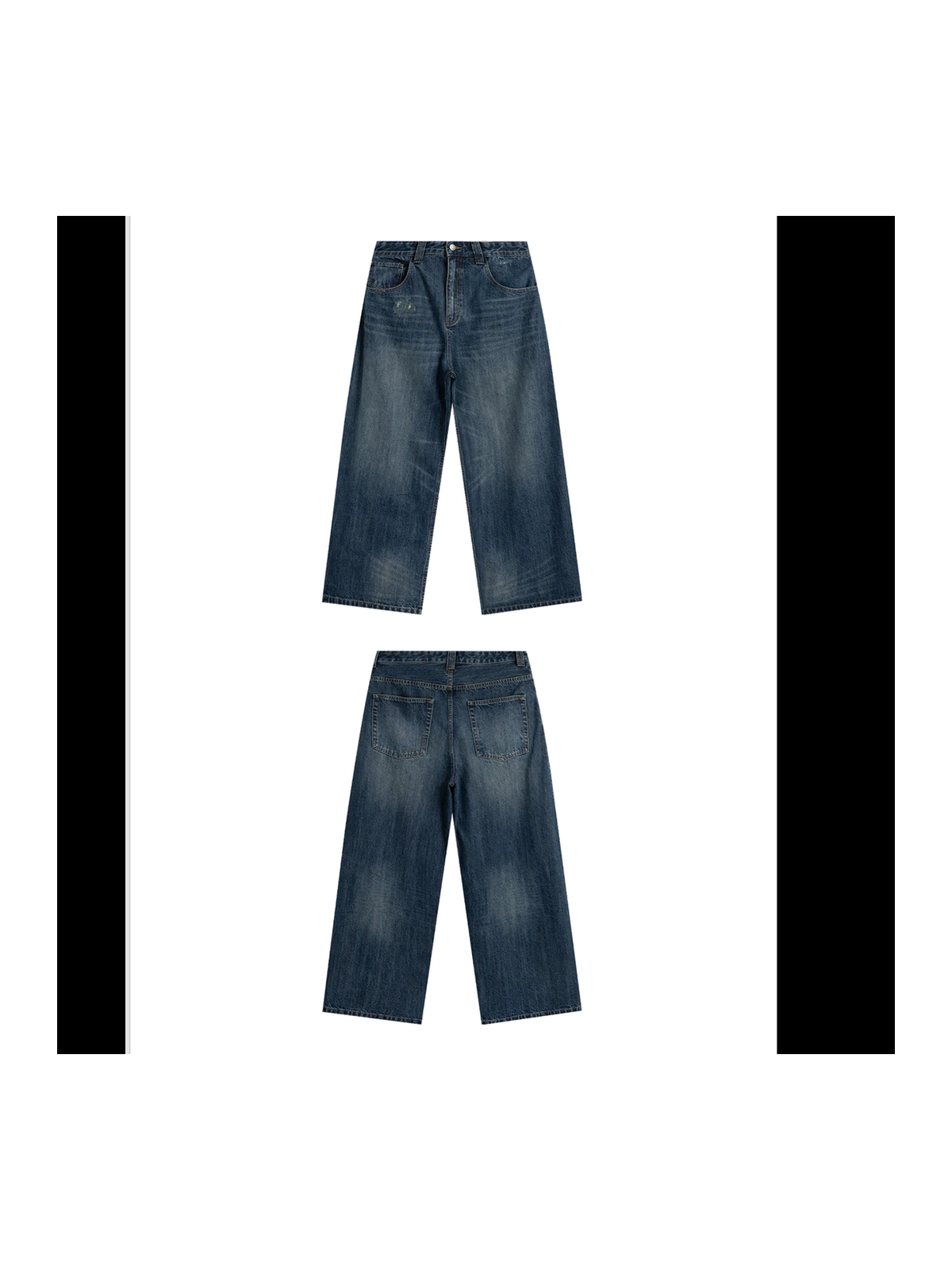 Vintage Washed Wide-Leg Jeans product image 5