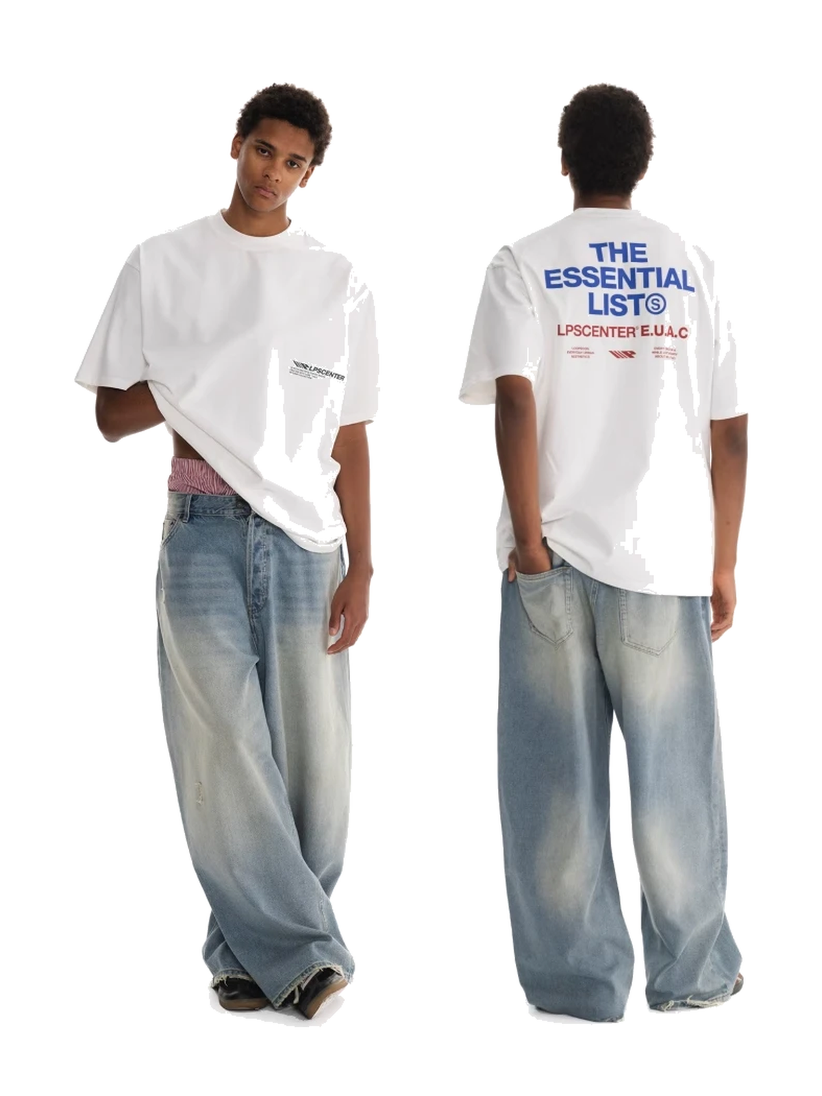 Vintage Washed Wide-Leg Jeans product image 4