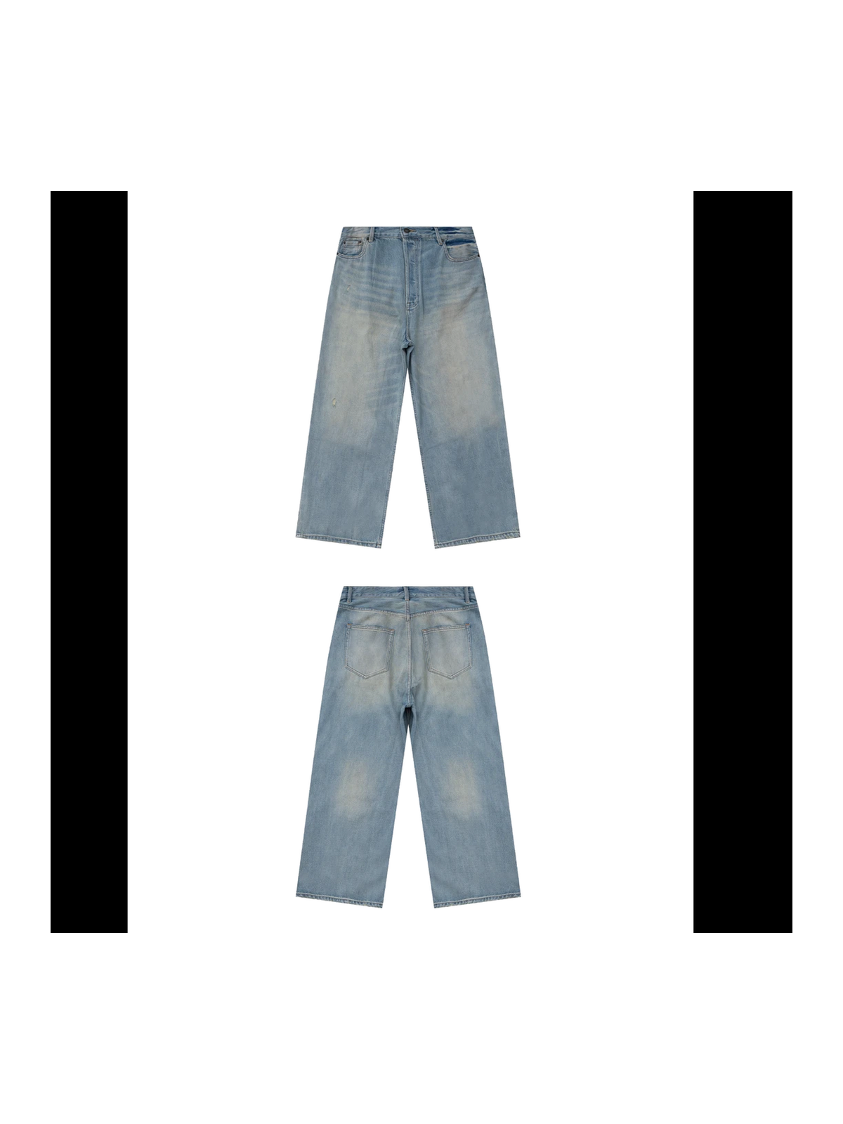 Vintage Washed Wide-Leg Jeans product image 5
