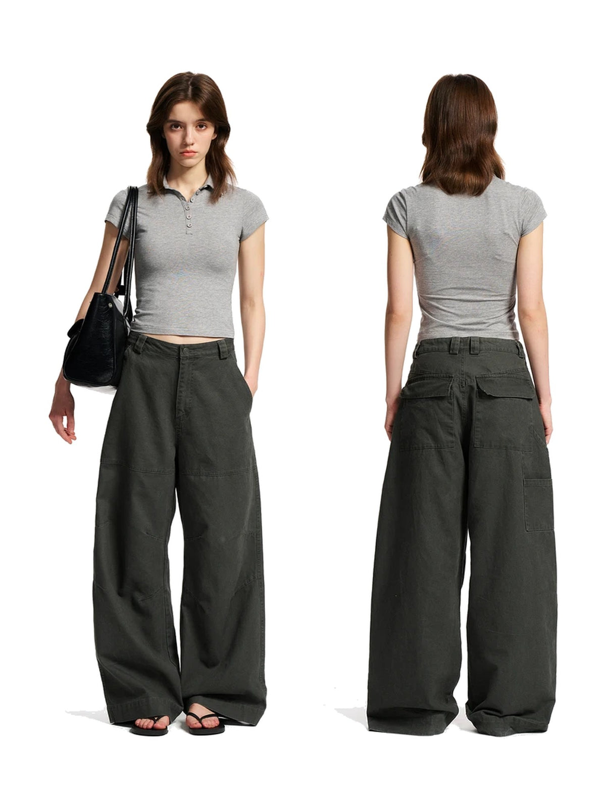 Vintage Wide-Leg Utility Pants product image 2