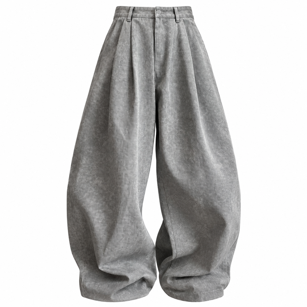 Ace Jolun. Washed Canvas Curved-Leg Pants product view 1