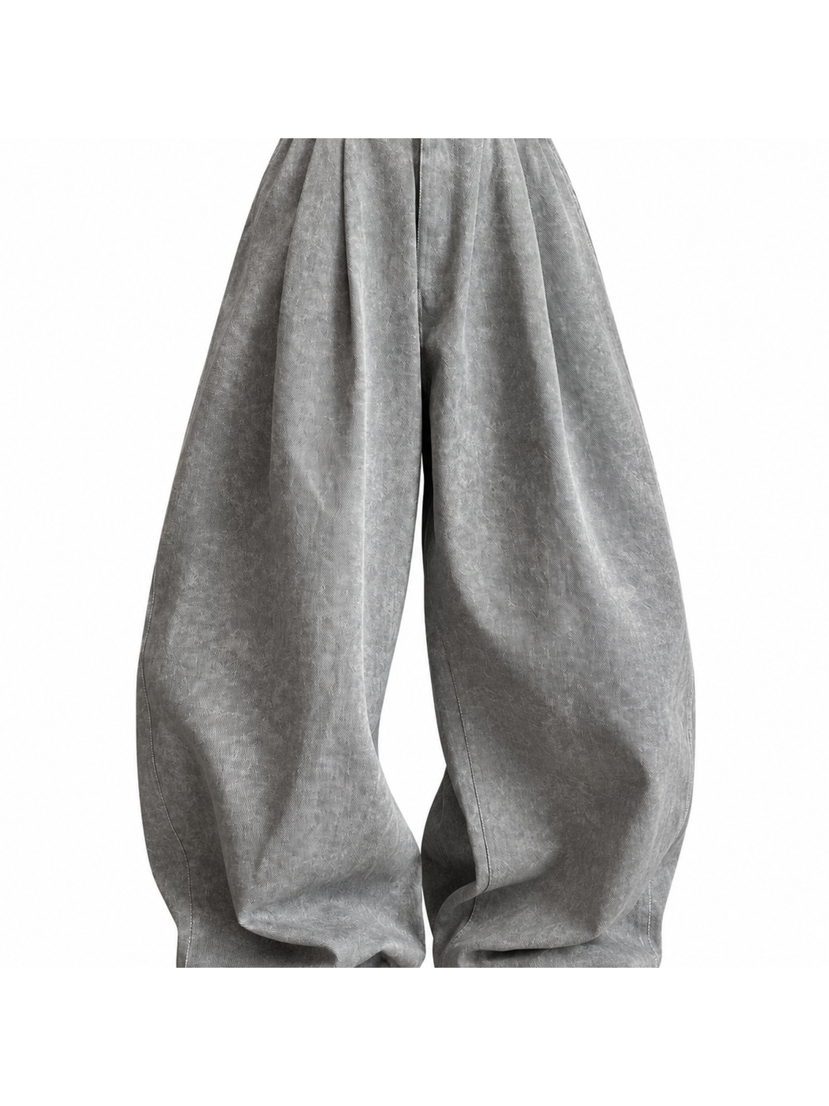 Ace Jolun. Washed Canvas Curved-Leg Pants product view 2
