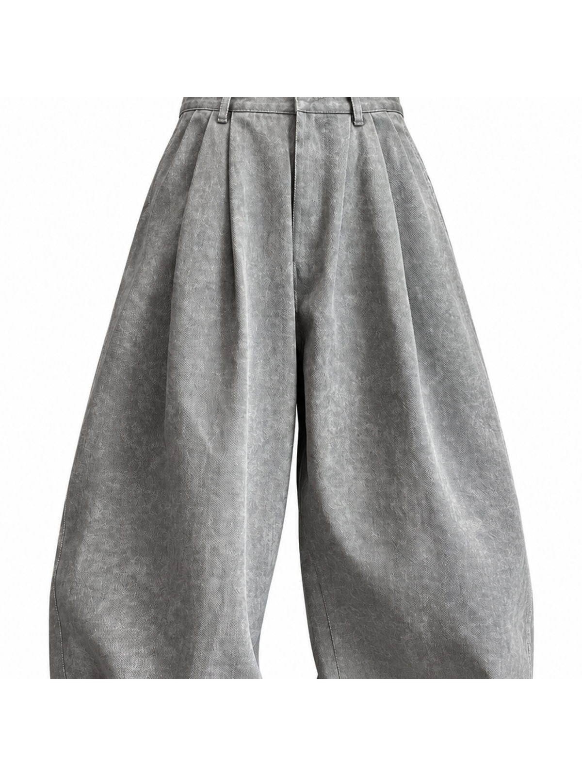 Ace Jolun. Washed Canvas Curved-Leg Pants product view 3