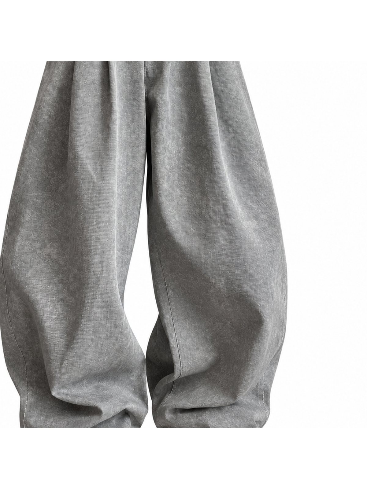 Ace Jolun. Washed Canvas Curved-Leg Pants product view 5