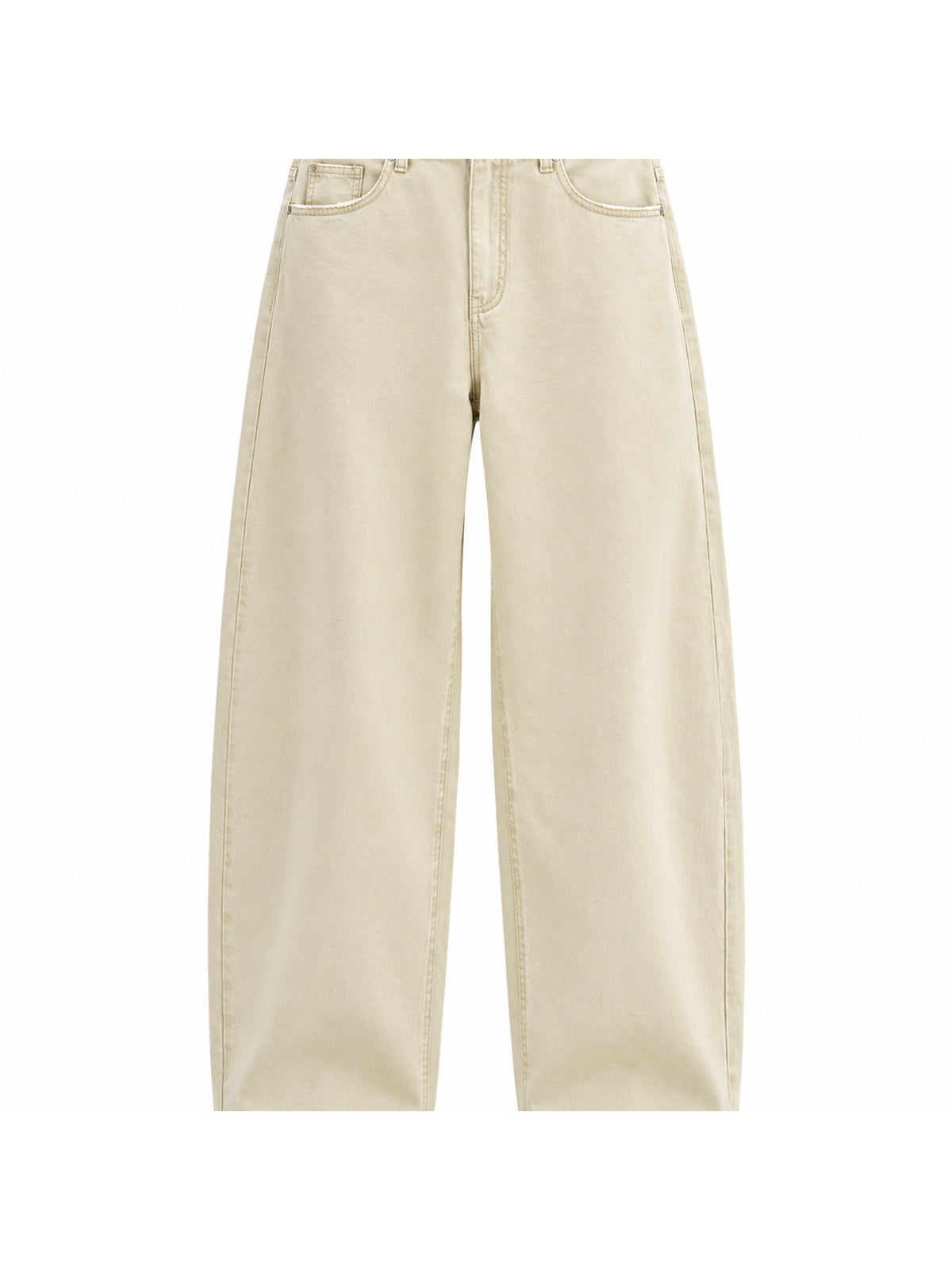 Ace Jolun. Washed Curved-Leg Twill Pants product view 3