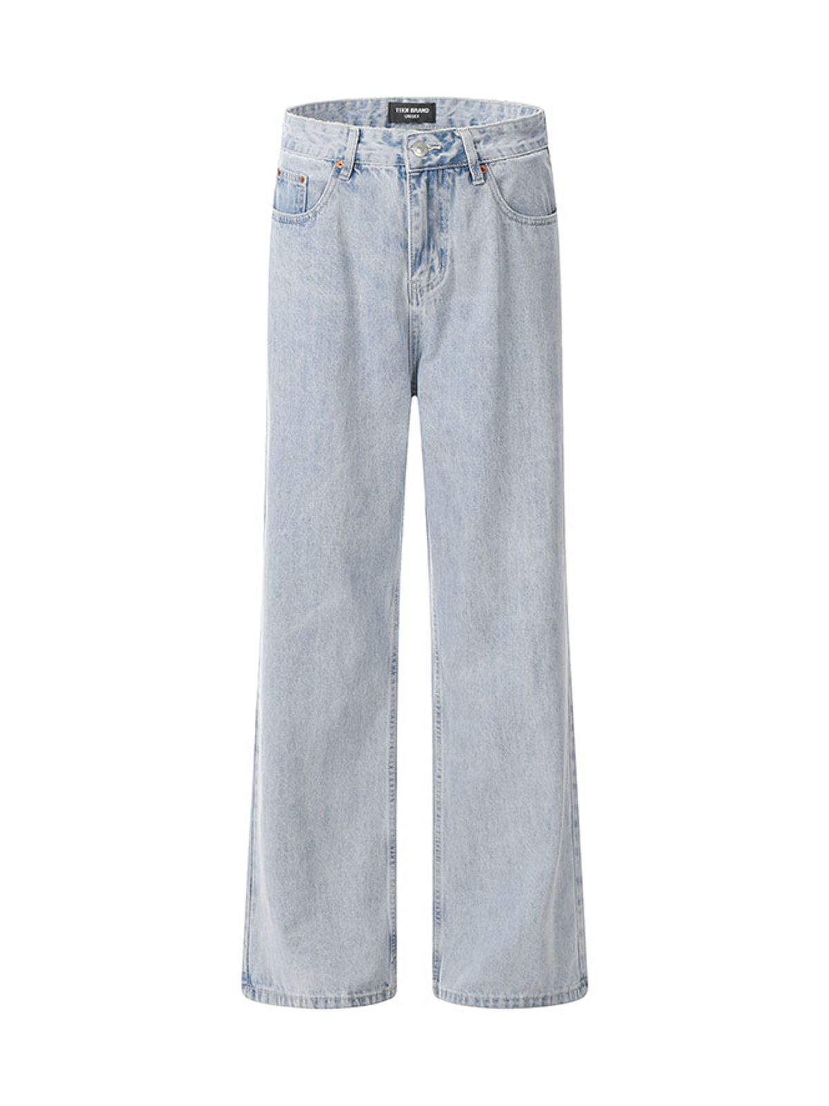 Ace Jolun. Washed Straight-Leg Denim Jeans product view 1