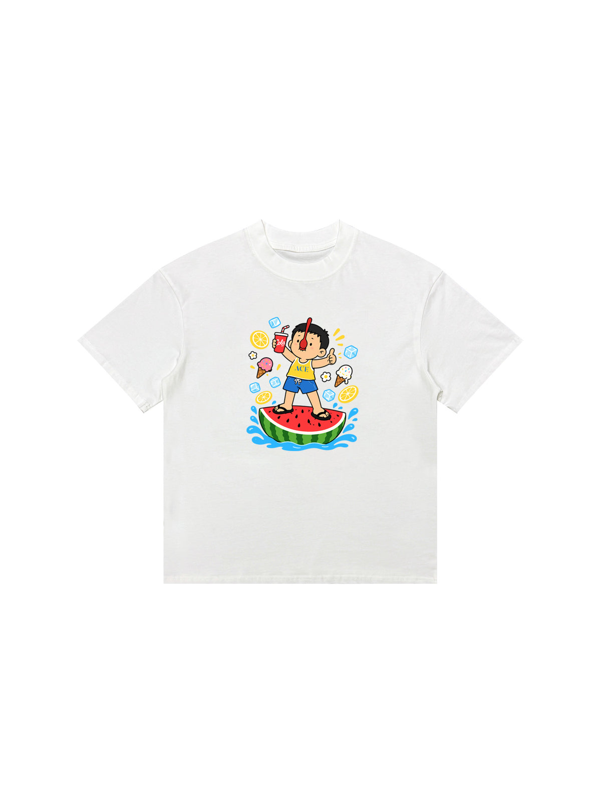 Ace Jolun. Watermelon Summer Graphic Tee product view 1