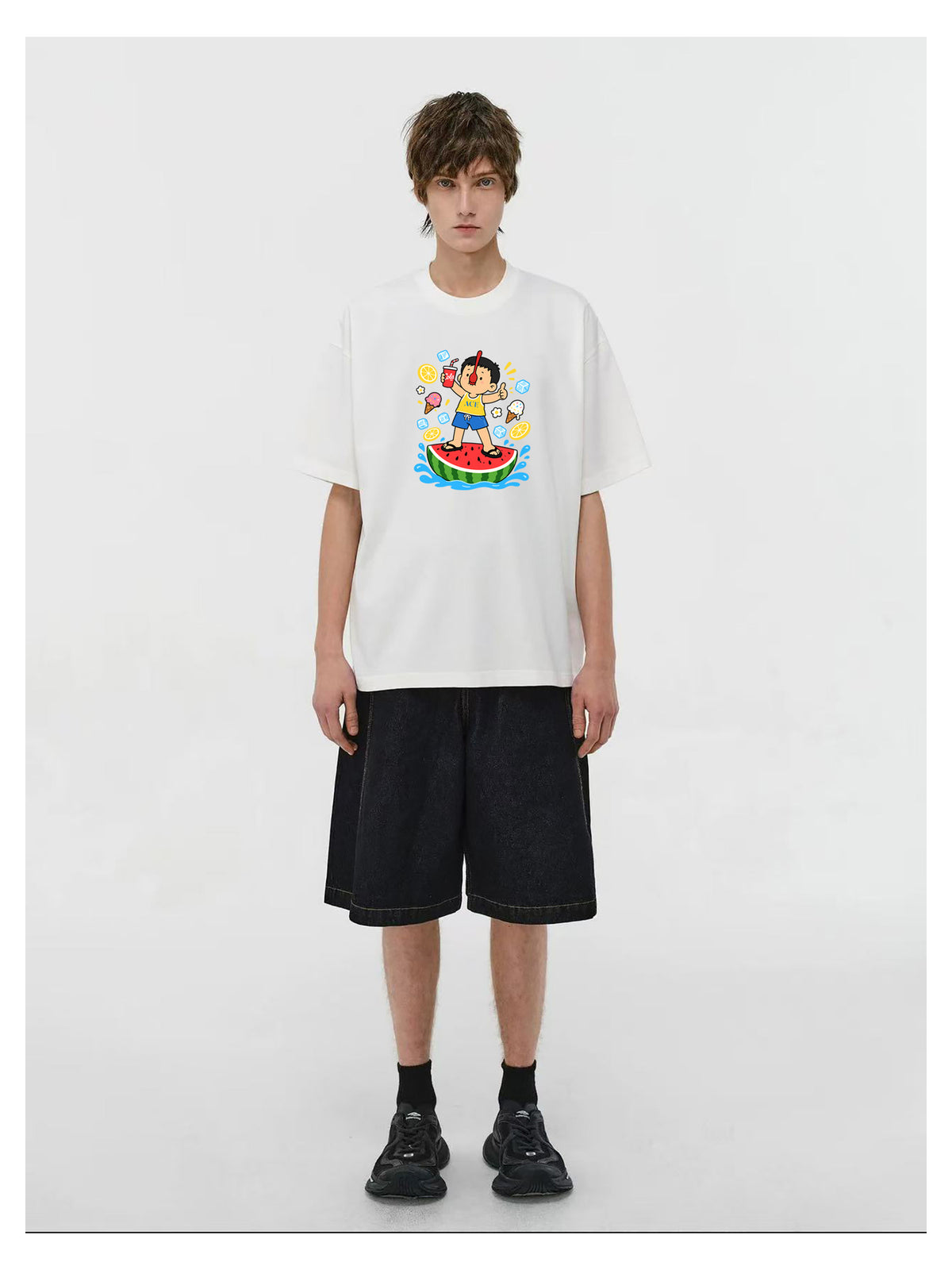 Ace Jolun. Watermelon Summer Graphic Tee product view 5