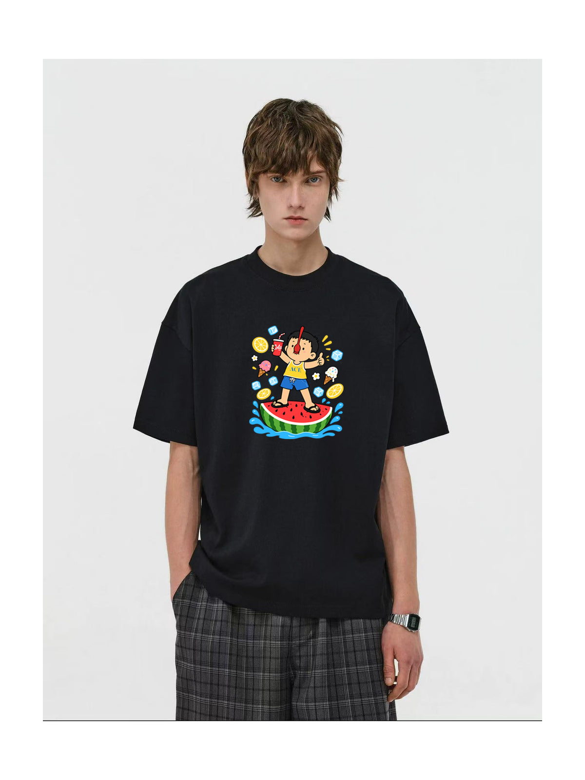 Ace Jolun. Watermelon Summer Graphic Tee product view 8
