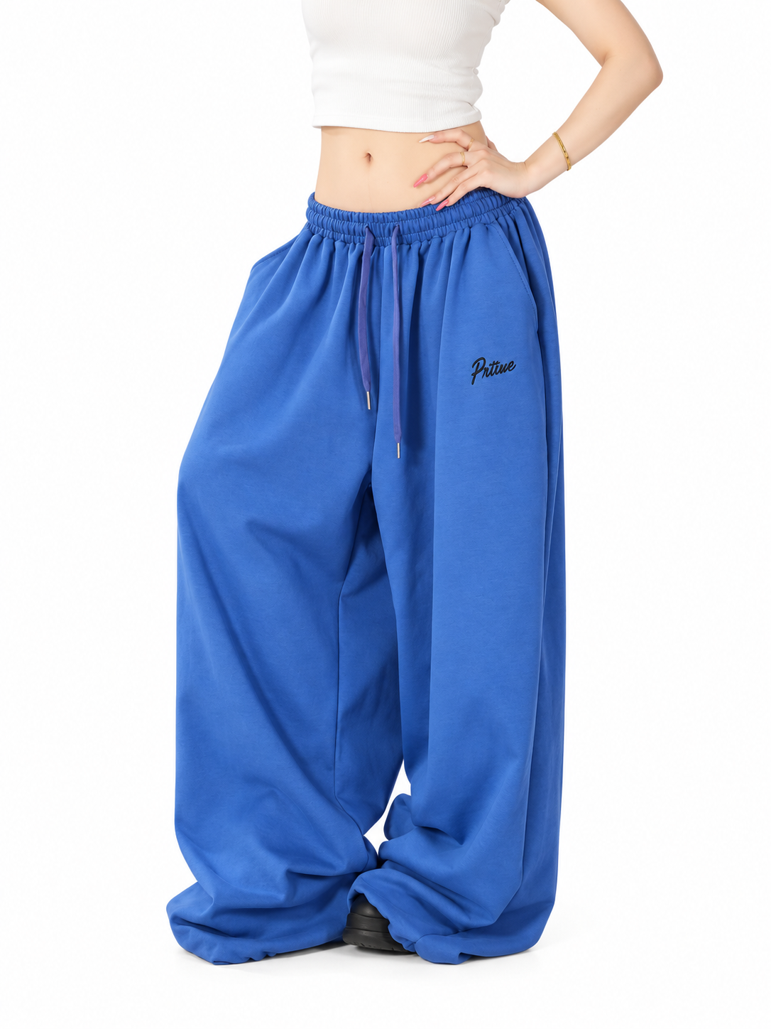 Ace Jolun. Yellow Fluid Dance Pants product view 5