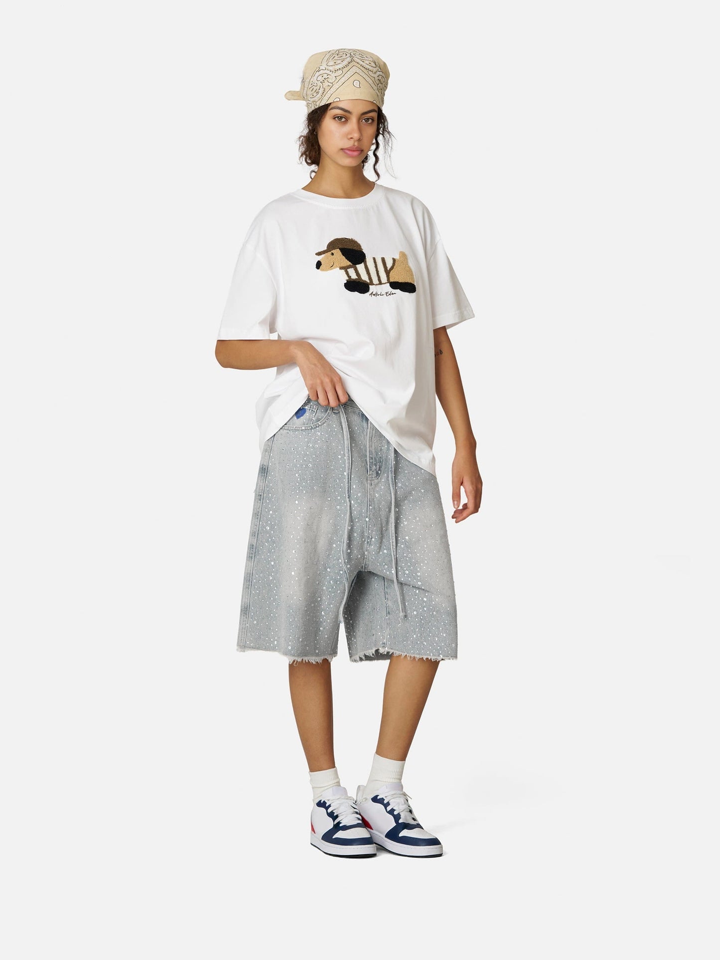 Aelfric Eden Rhinestone Jorts