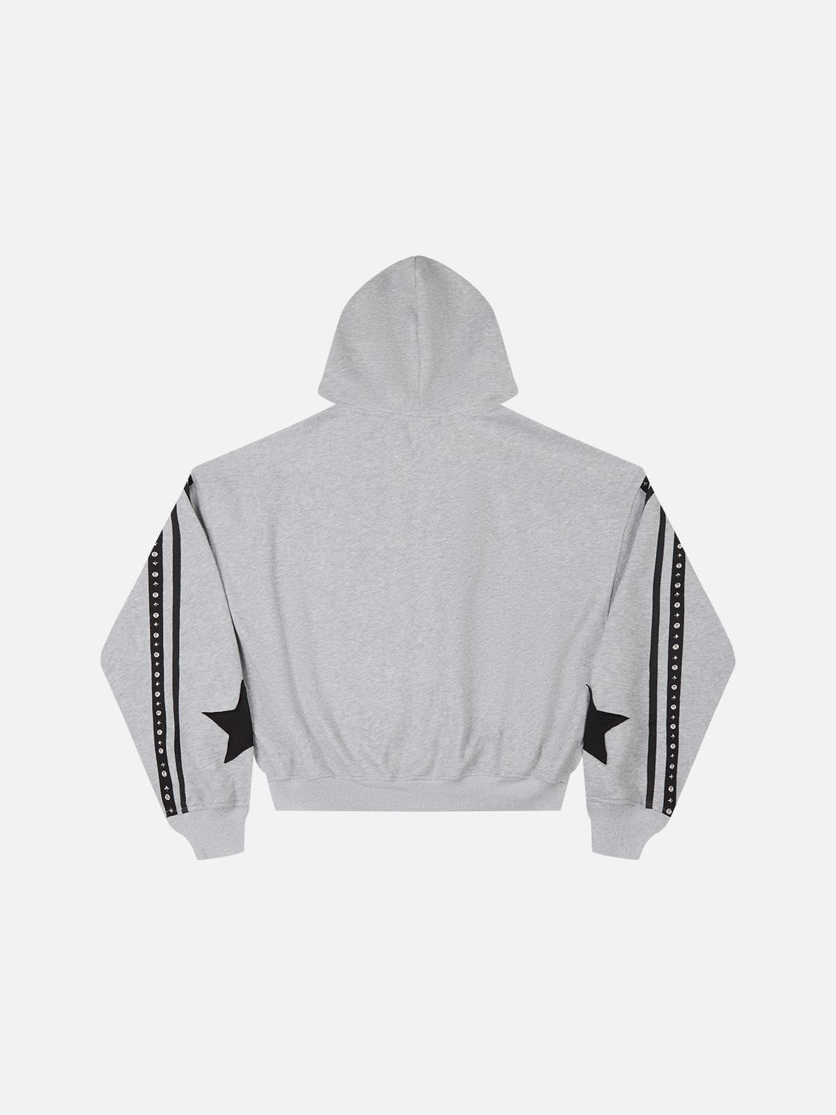 Boxy Panel Zip Up Hoodie product image 2