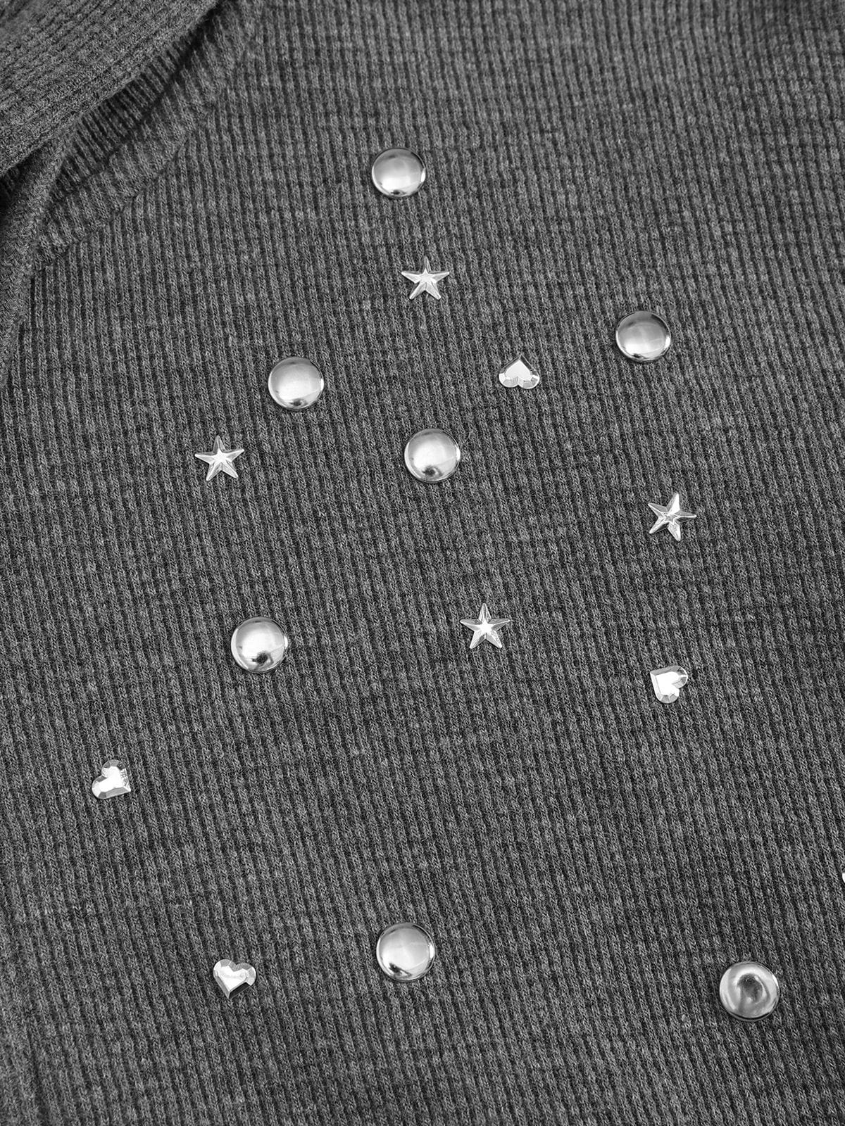 Studded Zip Up Hoodie product image 6