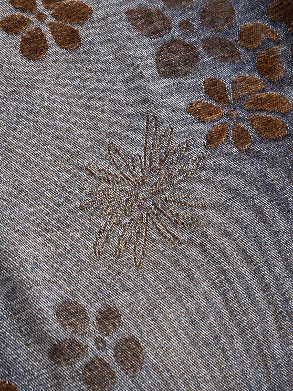 Flocked Floral Baggy Barrel Jeans product image 6