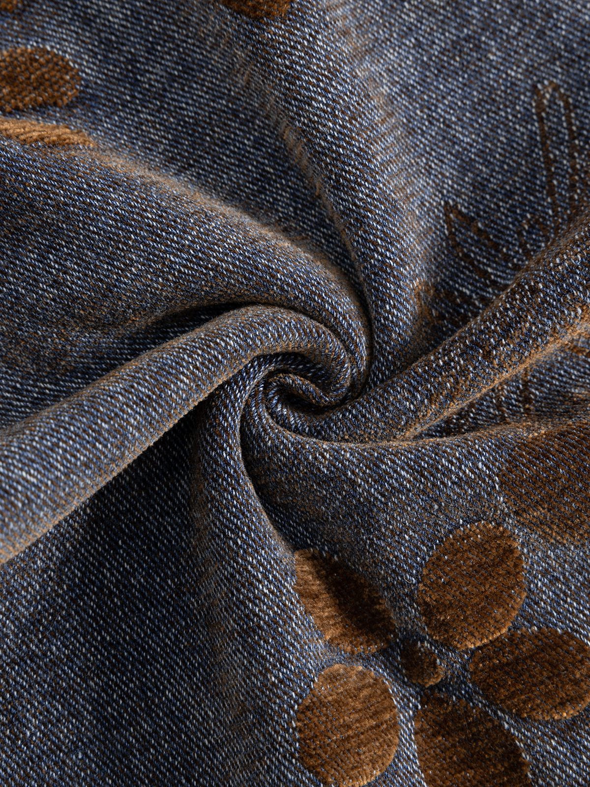 Flocked Floral Baggy Barrel Jeans product image 9