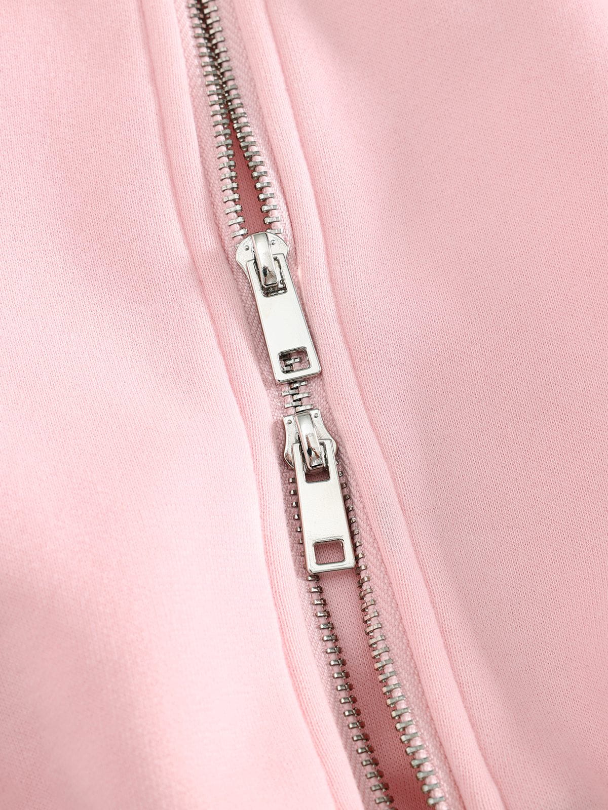 Cropped Button Zip Up Hoodie product image 8