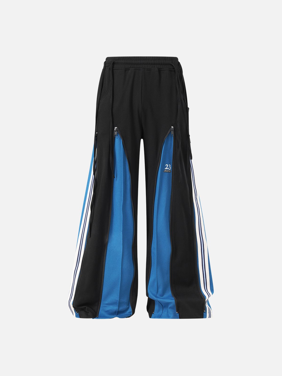Zip Panel Stripe Baggy Sweatpants product image 3