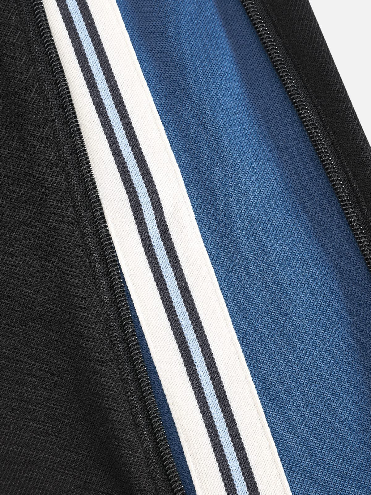 Zip Panel Stripe Baggy Sweatpants product image 6