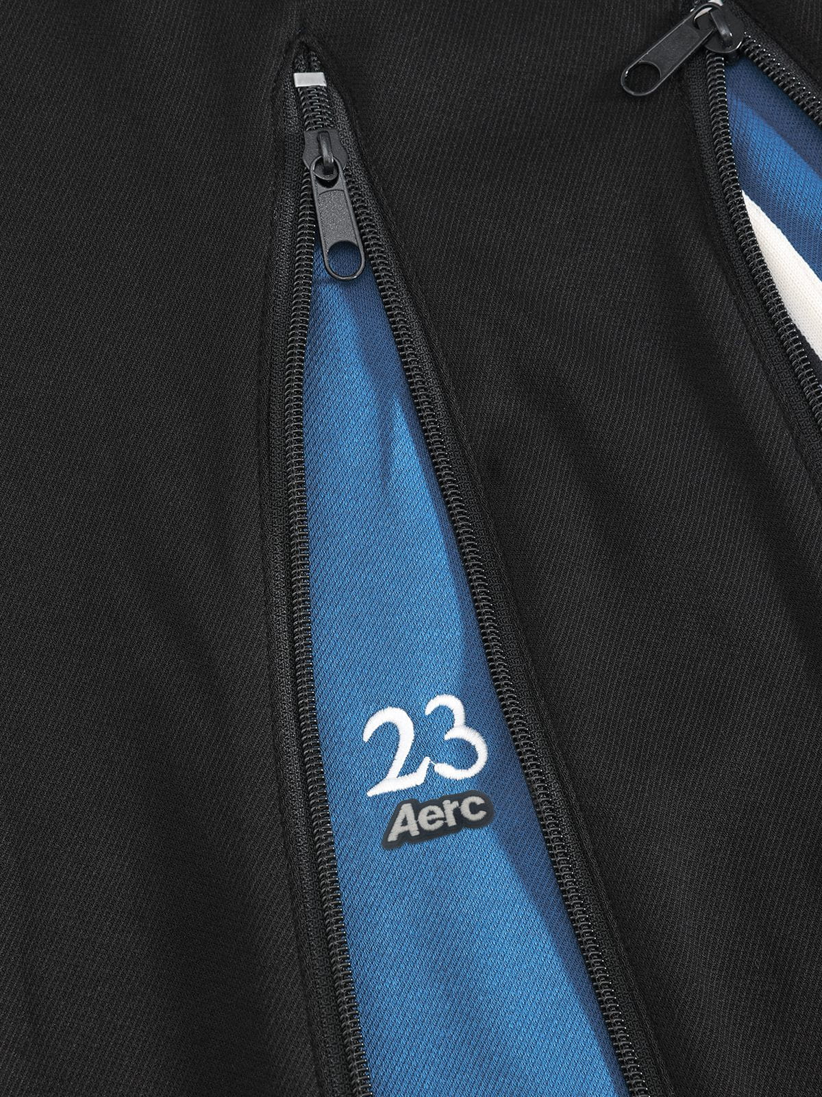 Zip Panel Stripe Baggy Sweatpants product image 7