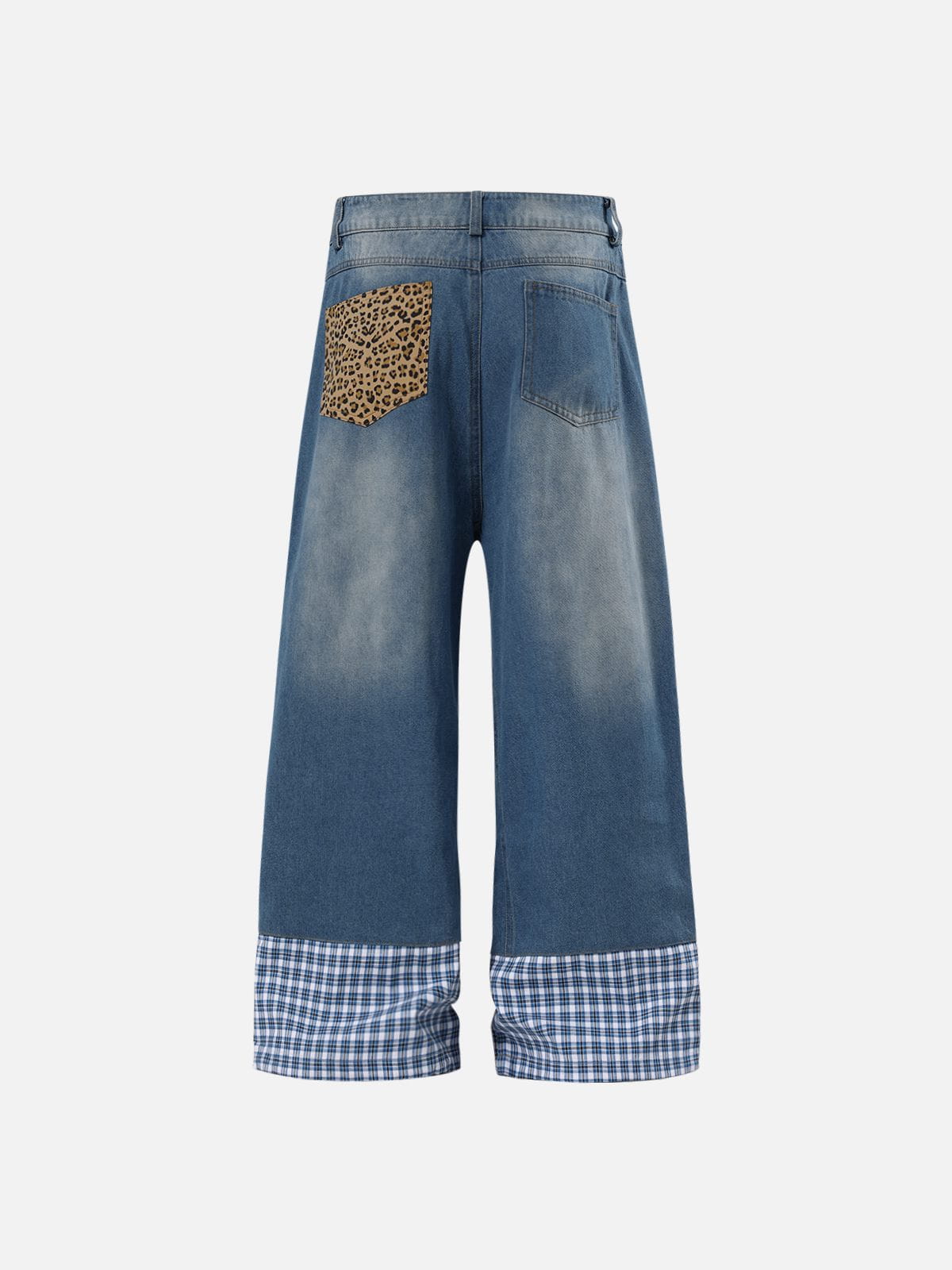 Denim Patchwork Sweatpants product image 2