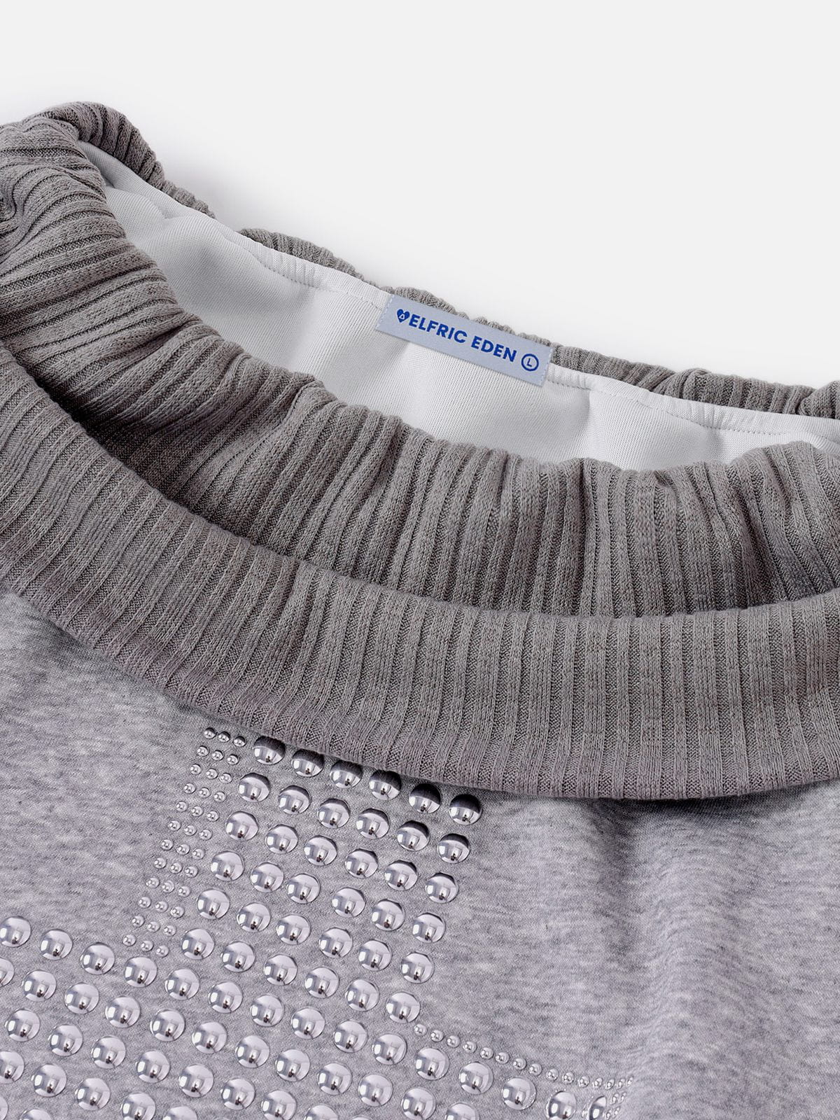 Studded Off-Shoulder Sweatshirt product image 3