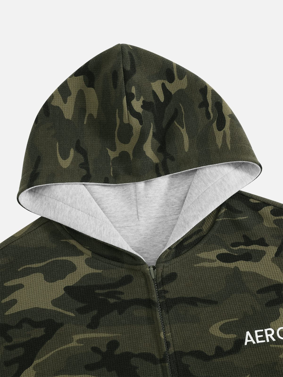 Boxy Reversible CAMO Zip Up Hoodie product image 5