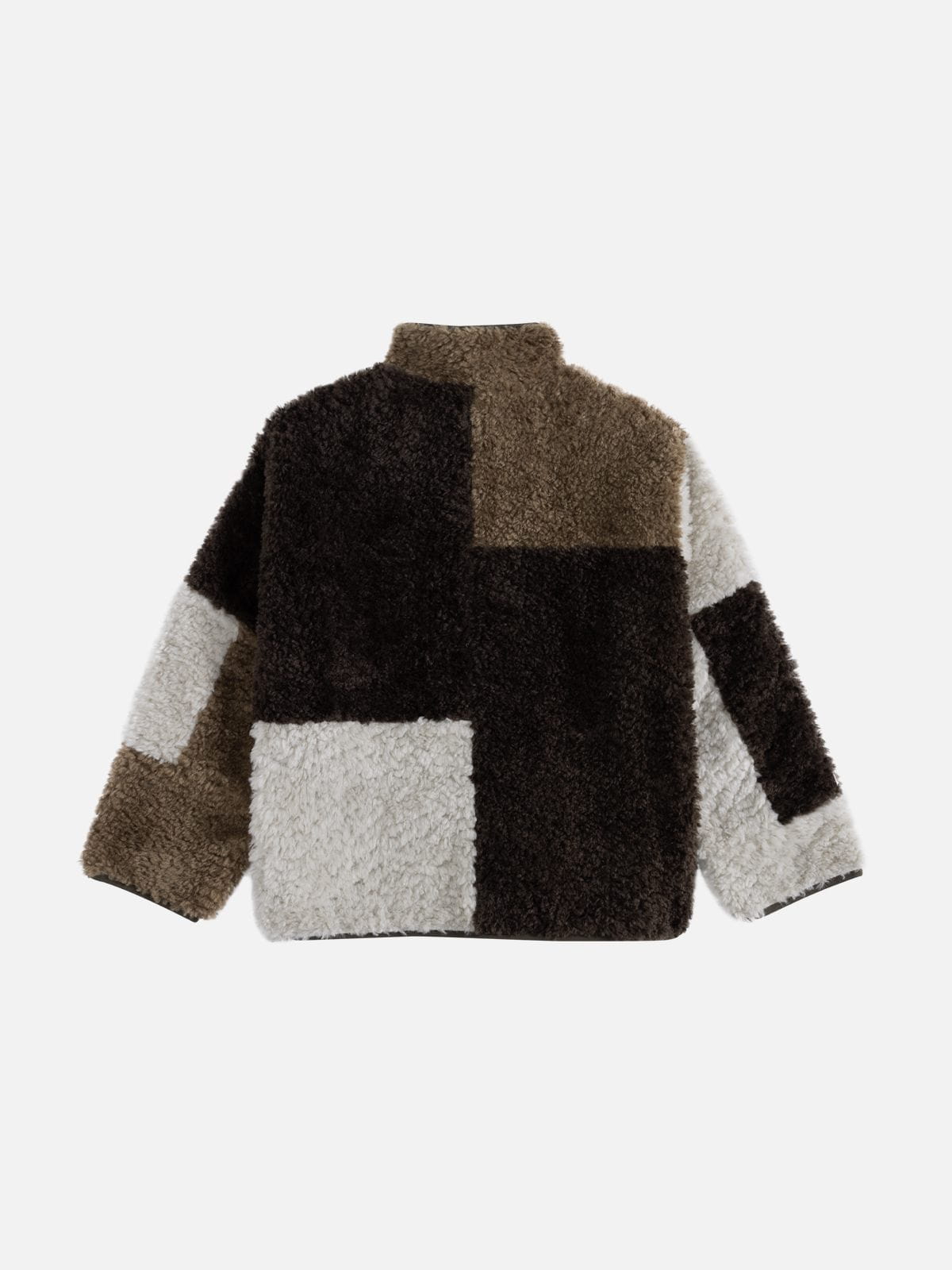 Color Block Fleece Coat product image 2