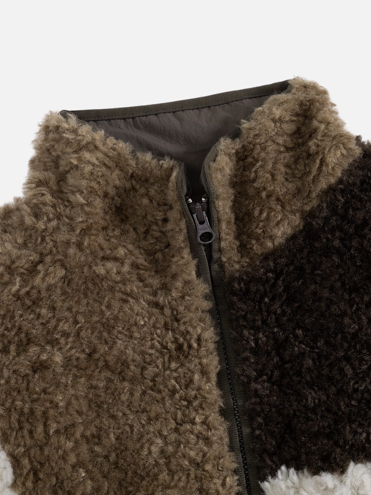 Color Block Fleece Coat product image 3
