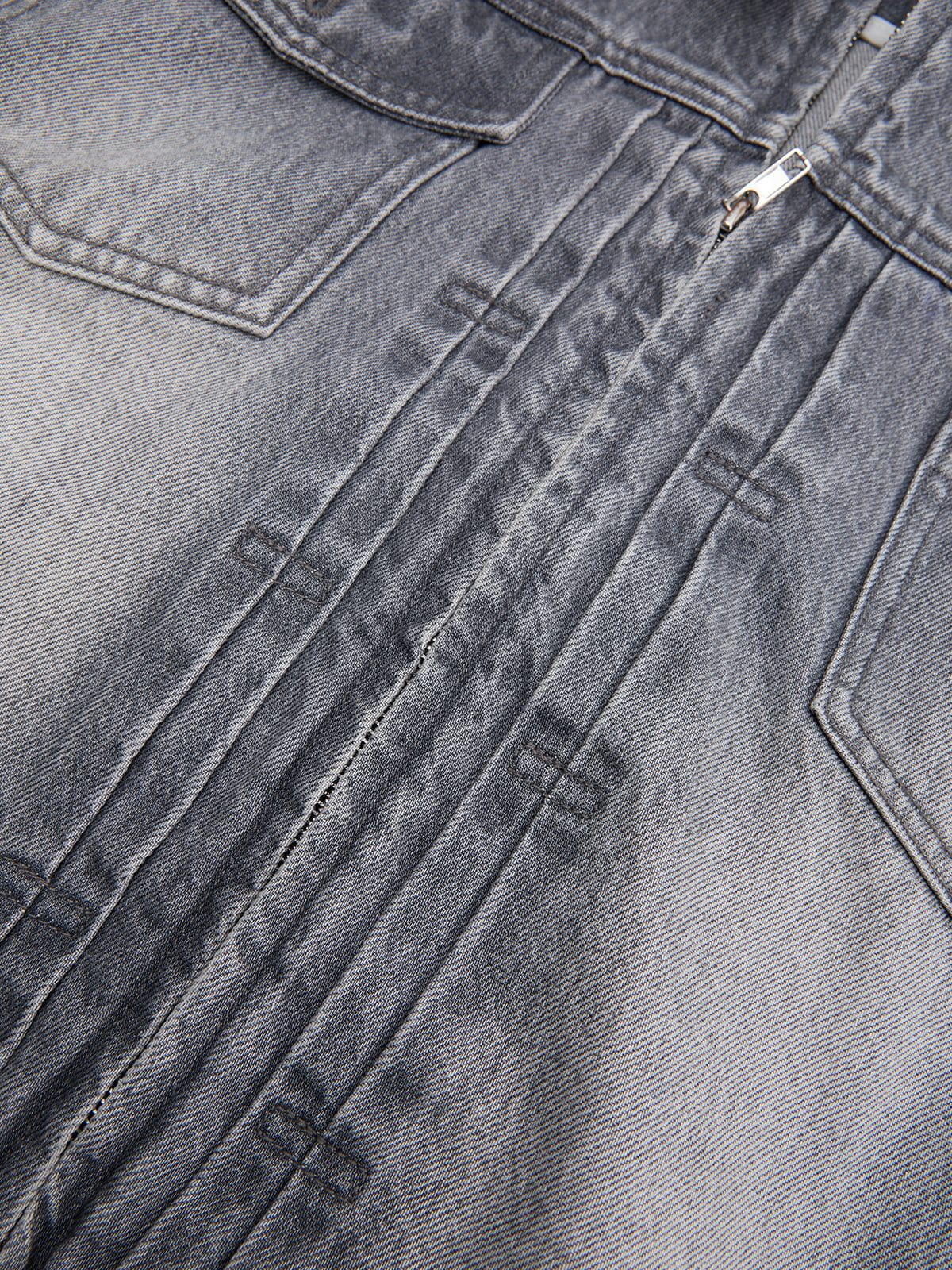 Washed Texture Denim Jacket product image 6