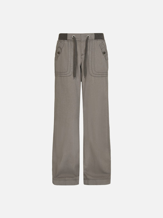 Cargo Drawstring Jeans product image 1