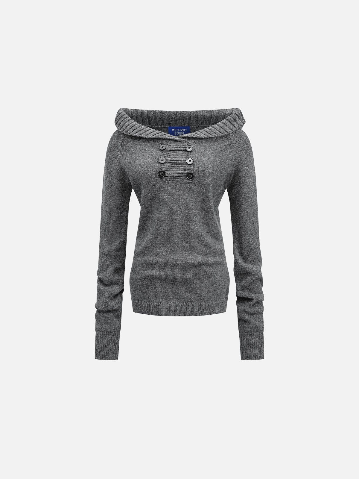 Ribbed Off-The-Shoulder Sweater product image 3