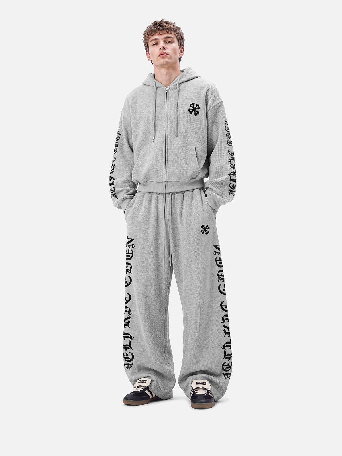 Waffle Baggy Barrel Sweatpants product image 3