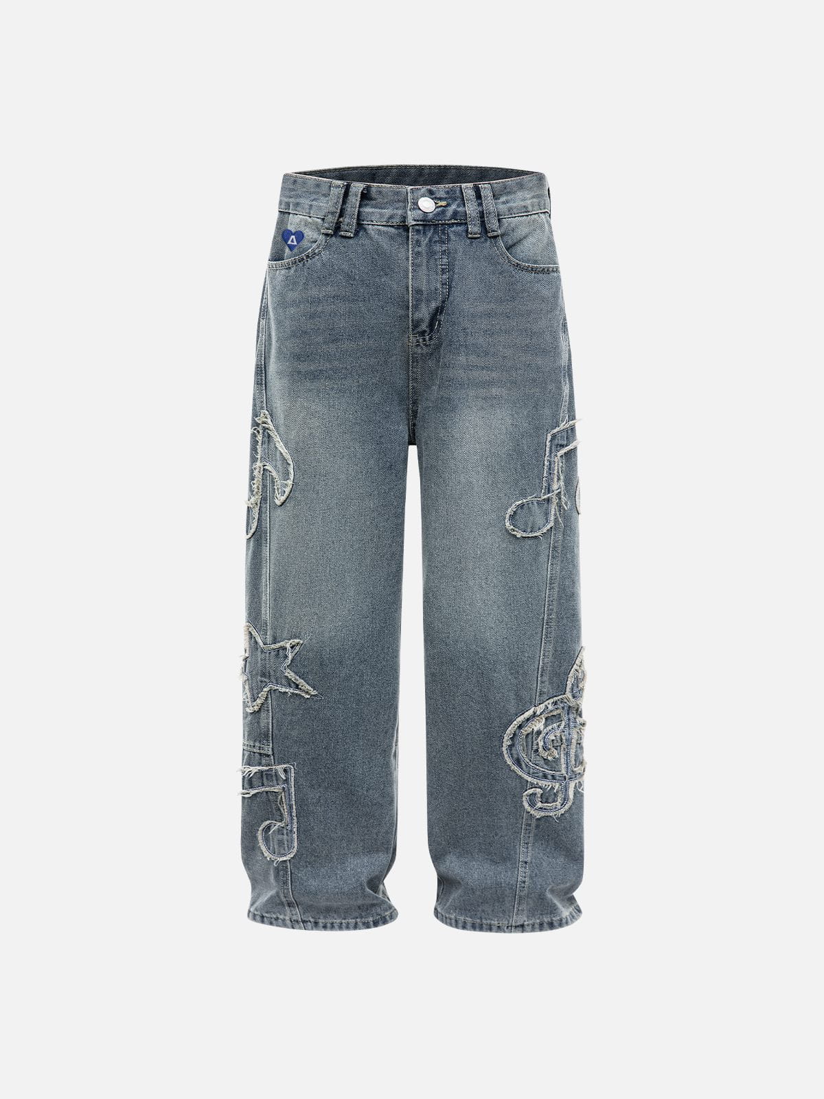 Aelfric Eden Music Note Embroidered Jeans product image 1