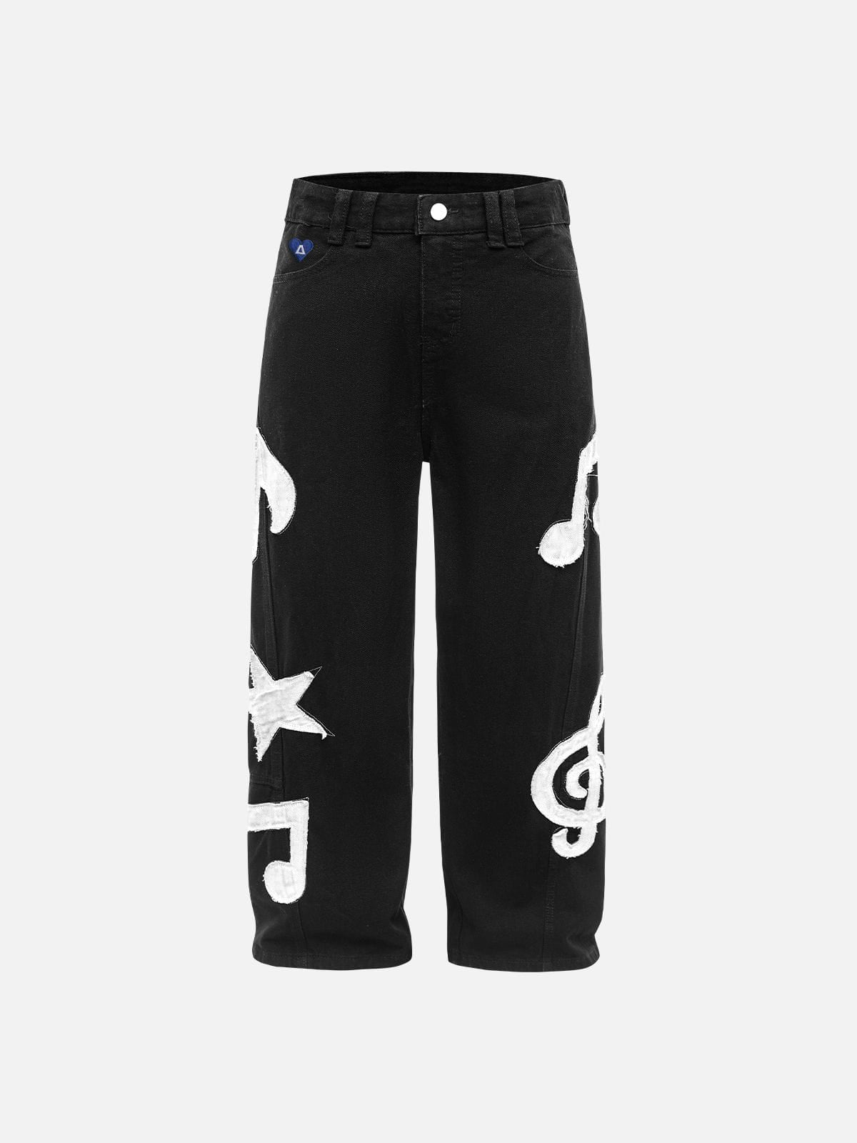 Aelfric Eden Music Note Embroidered Jeans product image 2