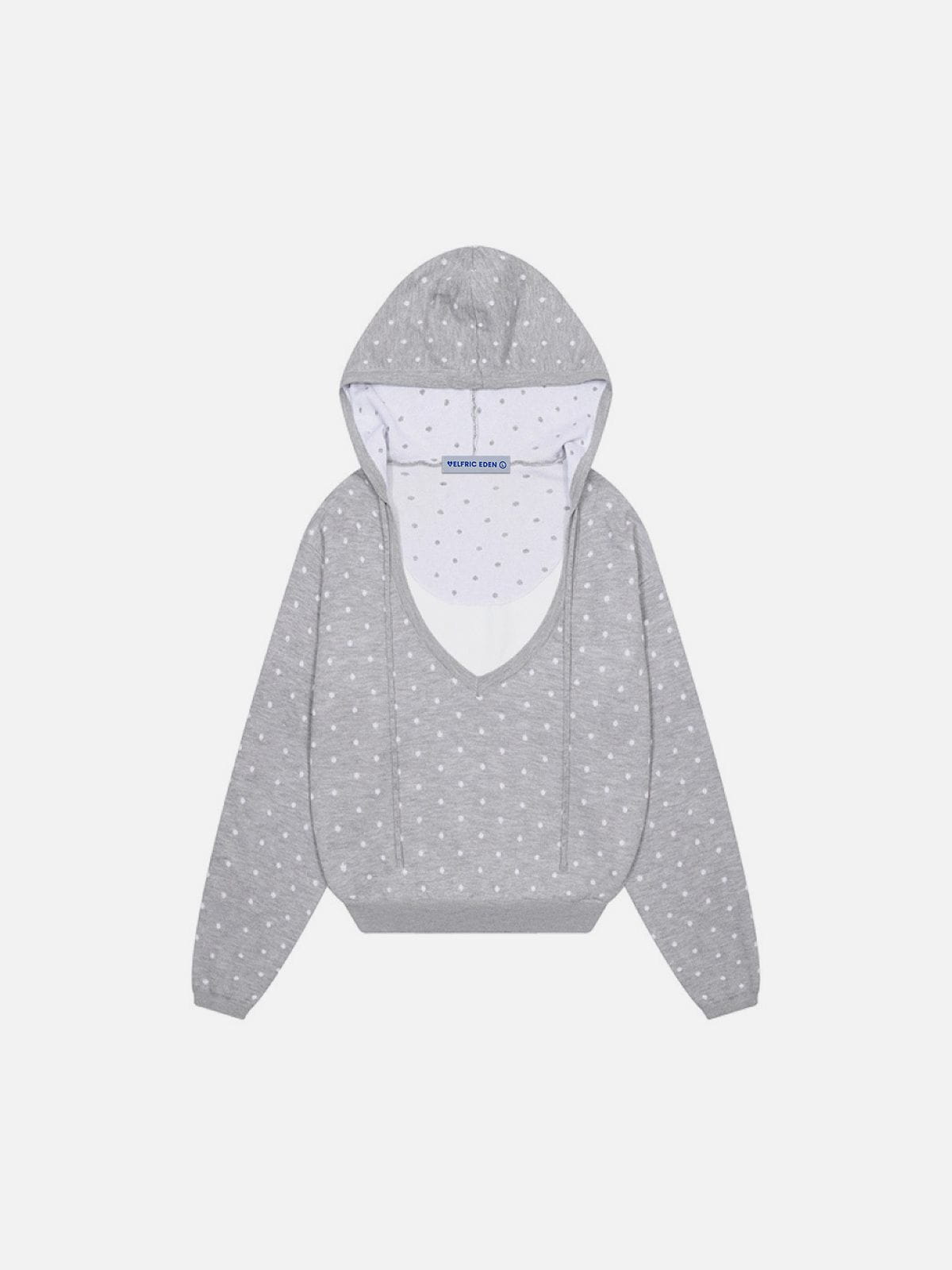 Aelfric Eden Polka Dot Deep V Pullover Hoodie product image 1