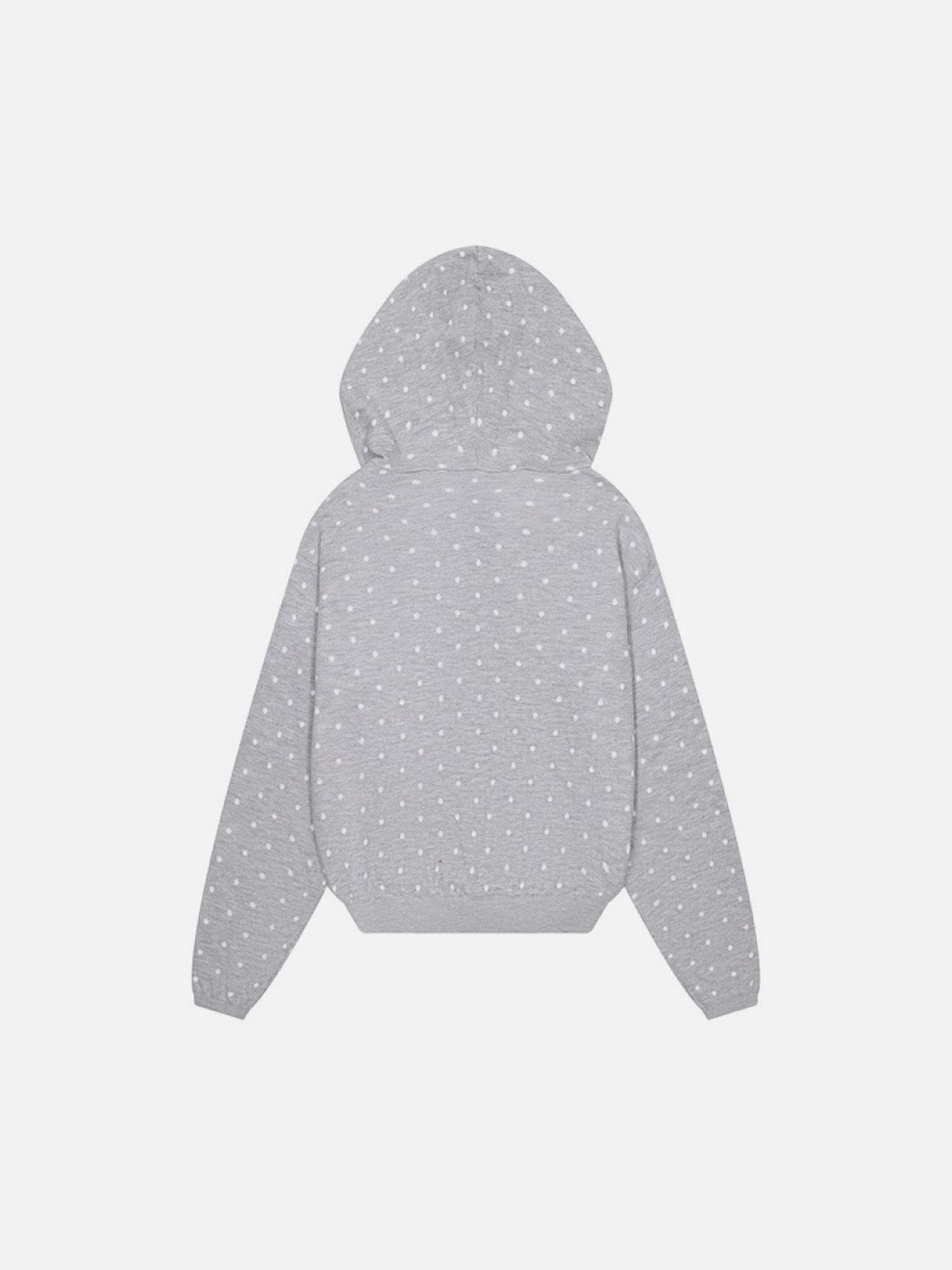 Aelfric Eden Polka Dot Deep V Pullover Hoodie product image 3