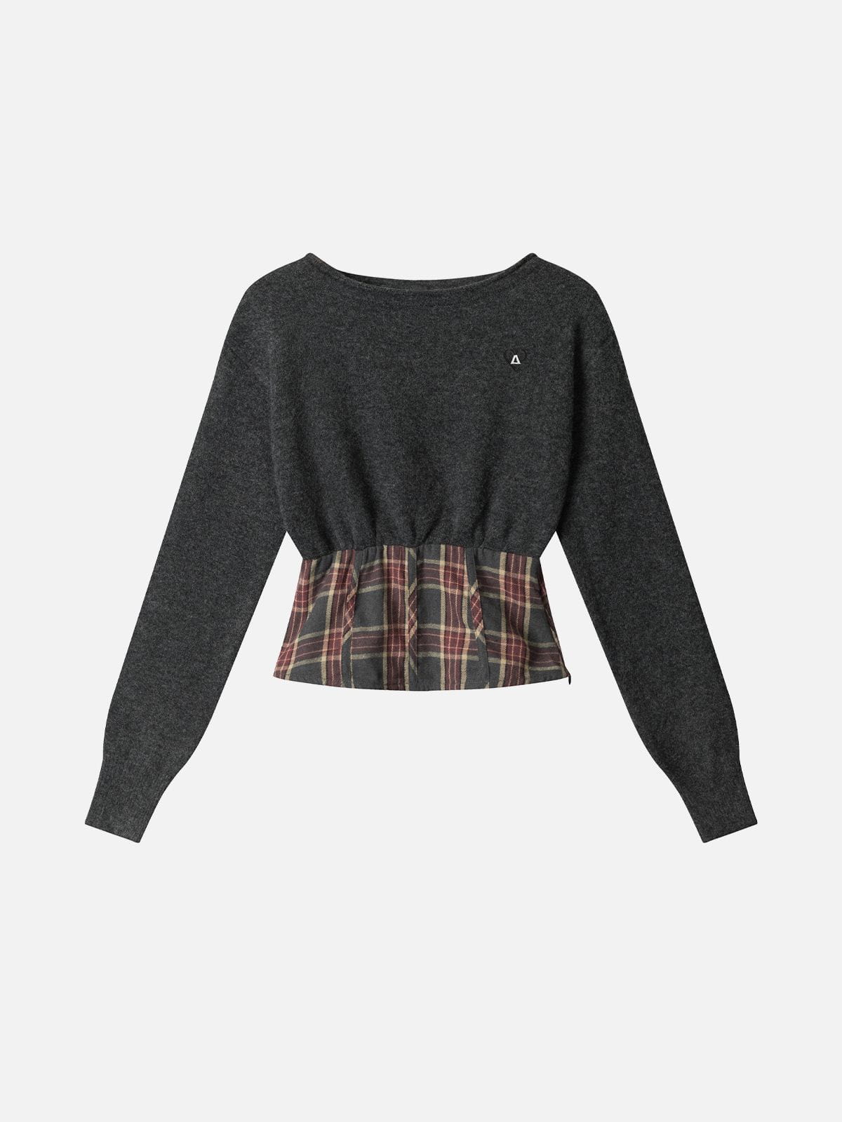 Aelfric Eden Plaid Panel Sweater product image 1