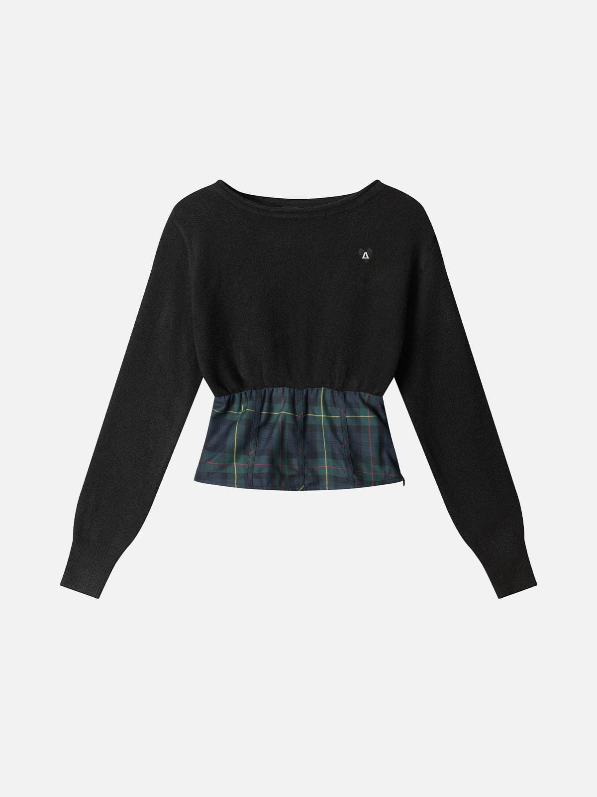 Aelfric Eden Plaid Panel Sweater product image 2