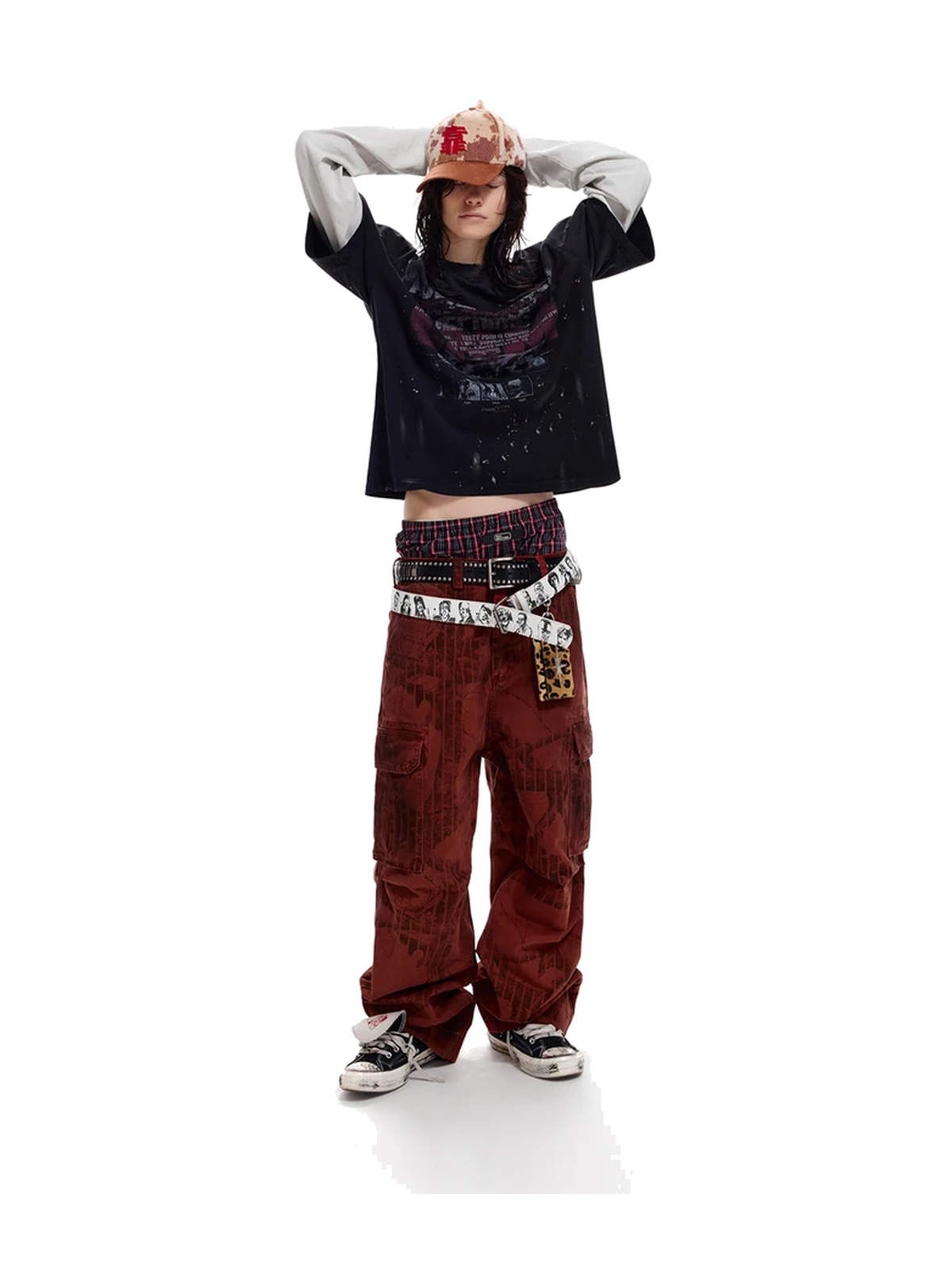 Distressed Layered Graphic Long-Sleeve Tee product image 3